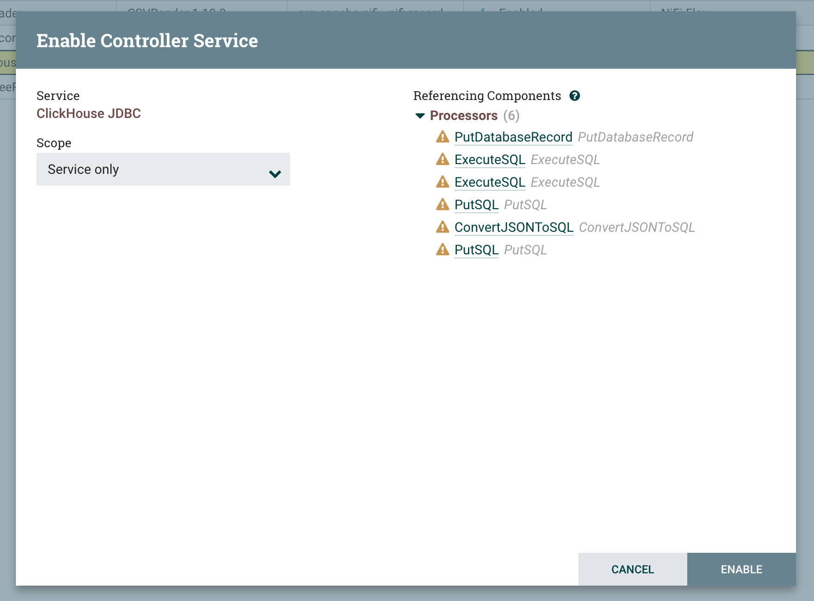 Nifi Flow Configuration